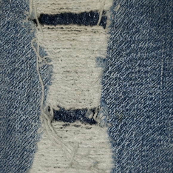 7FAMK 7 for all mankind Destroyed Sequin Skinny 0 - Picture 6 of 8